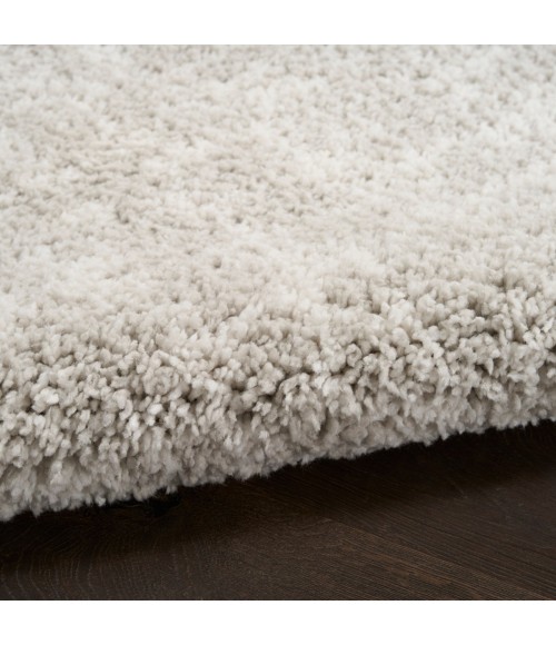 Nourison Modern Shag Grey Ivory MMD06 7 ft. 10 in. X 9 ft. 10 in. Rect. Rug