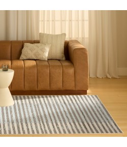 Nourison Nordic Ivory Blue NRC15 4 ft. X 6 ft. Rect. Rug