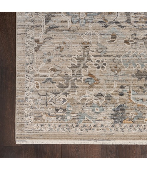 Nourison Nyle Ivory Taupe NYE02 5 ft. 3 in. X 7 ft. 10 in. Rect. Rug
