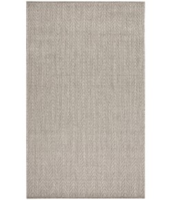 Nourison Horizon Indoor/Outdoor Grey HOZ02 3 ft. X 5 ft. Rect. Rug