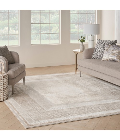 Nourison Glam Ivory GLM07 7 ft. 10 in. X 9 ft. 10 in. Rect. Rug