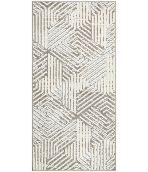 Nourison Grafix Grey GRF39 3 ft. X 5 ft. Rect. Rug