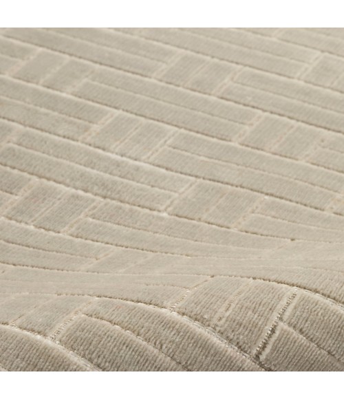 Nourison Washable Charm Silver Ivory WCH02 4 ft. X 6 ft. Rect. Rug