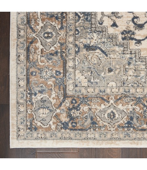 Nourison Concerto Ivory Grey CNC05 3 ft. 9 in. X 5 ft. 9 in. Rect. Rug