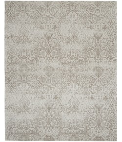 Nourison Damask White DAS06 8 ft. x 10 ft. Rect. Rug