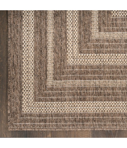 Nourison Tulum Brown TLM04 9 ft. X 12 ft. Rect. Rug