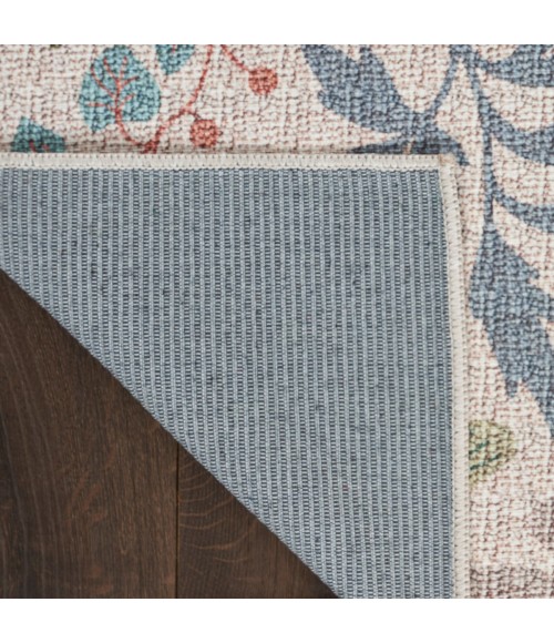 Nourison Nourison Washables Cream Multicolor NWB06 2 ft. X 3 ft. Rect. Rug