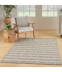 Nourison Positano Grey Ivory POS03 5 ft. X 7 ft. Rect. Rug
