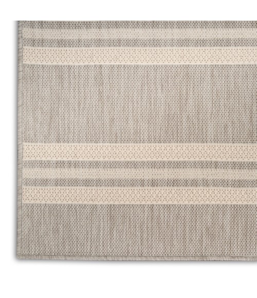 Nourison Horizon Indoor/Outdoor Grey HOZ05 6 ft. x 9 ft. Rect. Rug