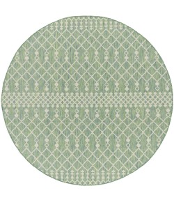 Nourison Positano Blue Green POS02 6 ft. X Round Rug