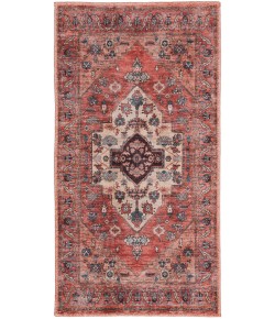Nourison Brilliance Machine Washable Rust Multicolor WSB03 2 ft. X 3 ft. 9 in. Rect. Rug