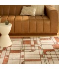 Nourison Nordic Ivory Rust NRC17 4 ft. X 6 ft. Rect. Rug