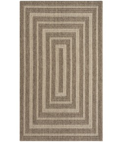 Nourison Tulum Brown TLM04 3 ft. X 5 ft. Rect. Rug