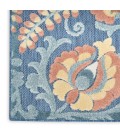 Nourison Aloha Blue Rose ALH17 3 ft. 6 in. X 5 ft. 6 in. Rect. Rug