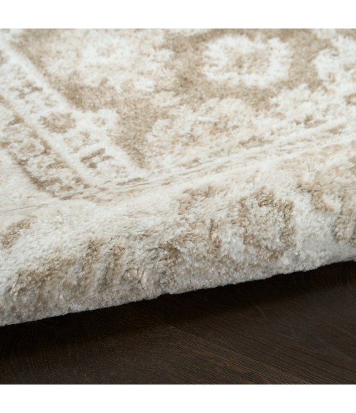 Nourison Dekor Ivory Taupe DEK02 5 ft. 3 in. X 7 ft. Rect. Rug