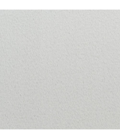 Nourison Soft Plush Rabbit Fur Silver SFF01 7 ft. 6 in. X 9 ft. 6 in. Rect. Rug