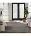 Nourison Luxurious Shag Grey LXR05 6 ft. 7 in. X 9 ft. 2 in. Rect. Rug