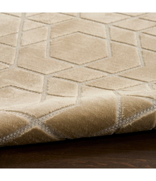 Nourison Washable Charm Beige Ivory WCH01 6 ft. X 9 ft. Rect. Rug