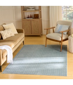 Nourison Washable Charm Blue Ivory WCH02 6 ft. X 9 ft. Rect. Rug