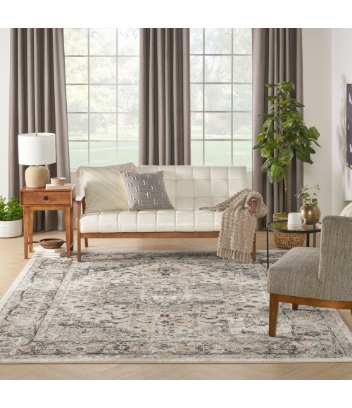 Nourison Concerto Ivory Grey CNC05 7 ft. 10 in. X 9 ft. 10 in. Rect. Rug