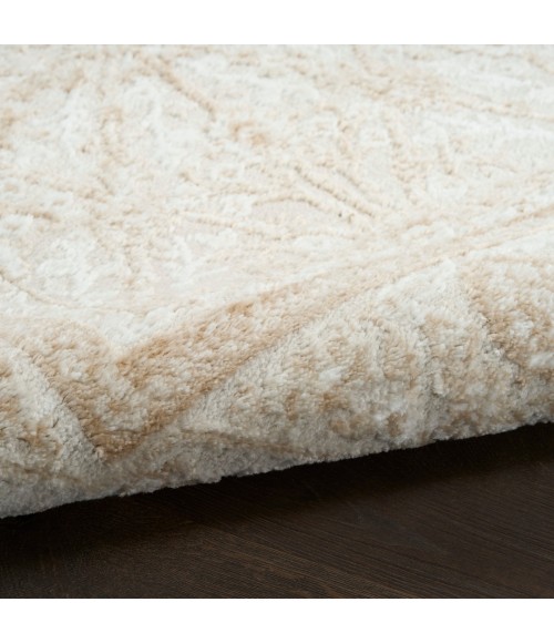 Nourison Dekor Cream Beige DEK03 4 ft. X 6 ft. Rect. Rug