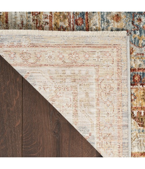 Nourison Petra Blue PTR01 2 ft. 3 in. X 10 ft. 2 in. Rect. Rug