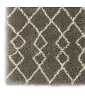 Nourison Geometric Shag Silver GOS01 2 ft. 2 in. X 7 ft. 6 in. Rect. Rug