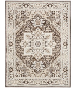 Nourison Dekor Brown Ivory DEK08 4 ft. X 6 ft. Rect. Rug