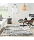 Nourison Luxurious Shag Charcoal Ivory Rug LXR02 4 ft. X 6 ft. Rect. - Rugs Town Nourison Luxurious Shag Charcoal Ivory LXR02 4 ft. X 6 ft. Rect. Rug