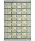 Nourison Nordic Green Blue NRC06 5 ft. X 7 ft. Rect. Rug
