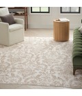 Nourison Jubilant Ivory Beige JUB09 4 ft. X 6 ft. Rect. Rug