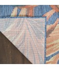 Nourison Aloha Blue Rose ALH43 3 ft. 6 in. X 5 ft. 6 in. Rect. Rug