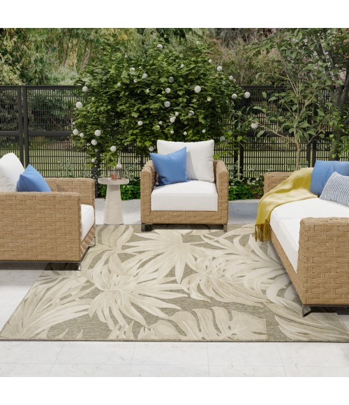 Nourison Aloha Ivory Sage ALH43 9 ft. X 12 ft. Rect. Rug