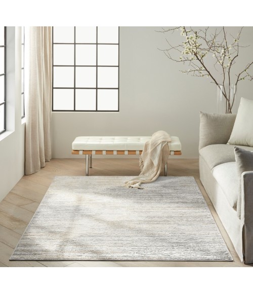 Calvin Klein CK011 Verdant Ivory Grey Rug VRD01 5 ft. X 7 ft. Rect. - Rugs Town Calvin Klein CK011 Verdant Ivory Grey VRD01 5 ft. X 7 ft. Rect. Rug