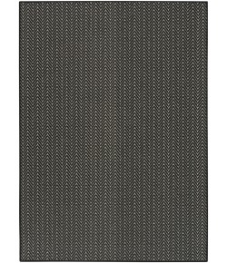 Nourison Horizon Indoor/Outdoor Black HOZ02 6 ft. X 9 ft. Rect. Rug Nourison Horizon Indoor/Outdoor Black HOZ02 6 ft. X 9 ft. Rect. Rug