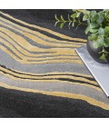 Nourison Prismatic Charcoal Grey PRS31 9 ft. X 12 ft. Rect. Rug