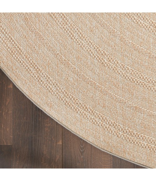 Nourison Tulum Cream TLM04 8 ft. X Round Rug