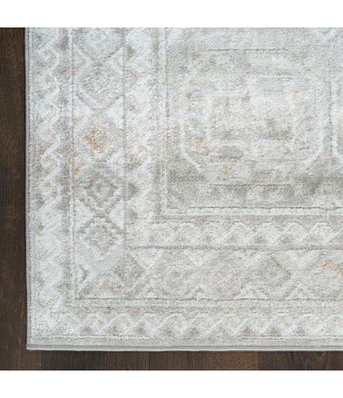 Nourison Dekor Grey DEK01 5 ft. 3 in. X 7 ft. Rect. Rug
