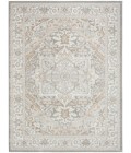 Nourison Dekor Light Grey DEK08 4 ft. X 6 ft. Rect. Rug