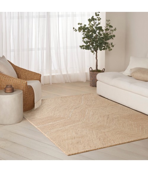 DKNY Pure Angles Camel ANG01 5 ft. X 7 ft. Rect. Rug