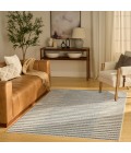 Nourison Nordic Ivory Blue NRC15 4 ft. X 6 ft. Rect. Rug