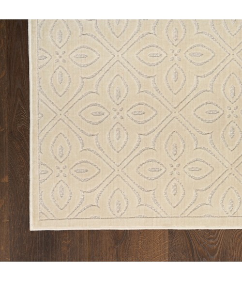 Nourison Washable Charm Ivory WCH03 4 ft. X 6 ft. Rect. Rug