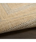Nourison Tulum Taupe Grey TLM04 8 ft. X Round Rug