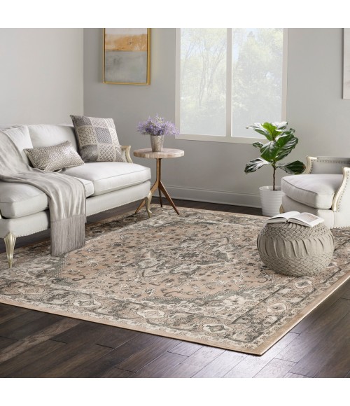 Nourison Concerto Beige Grey CNC05 10 ft. X Square Rug