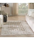 Nourison Dekor Ivory Taupe DEK02 5 ft. 3 in. X 7 ft. Rect. Rug
