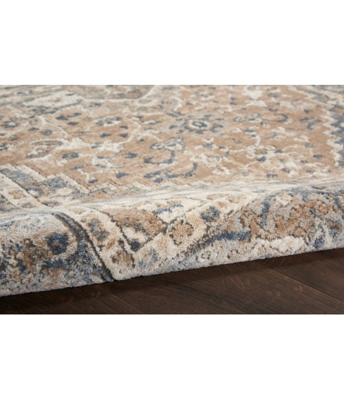 Nourison Concerto Beige Grey CNC05 6 ft. X 9 ft. Oval Rug