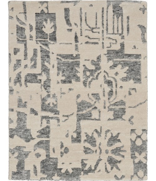 Nourison Silk Shadows Ivory Grey SHA19 2 ft. X 3 ft. Rect. Rug