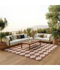 Nourison Positano Terracotta POS04 6 ft. X 9 ft. Rect. Rug