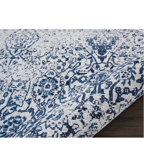Nourison Damask Iory Navy DAS06 5 ft. x 7 ft. Rect. Rug