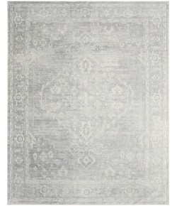 Nourison Astra Machine Washable Light Grey ASW11 7 ft. 10 in. X 10 ft. Rect. Rug